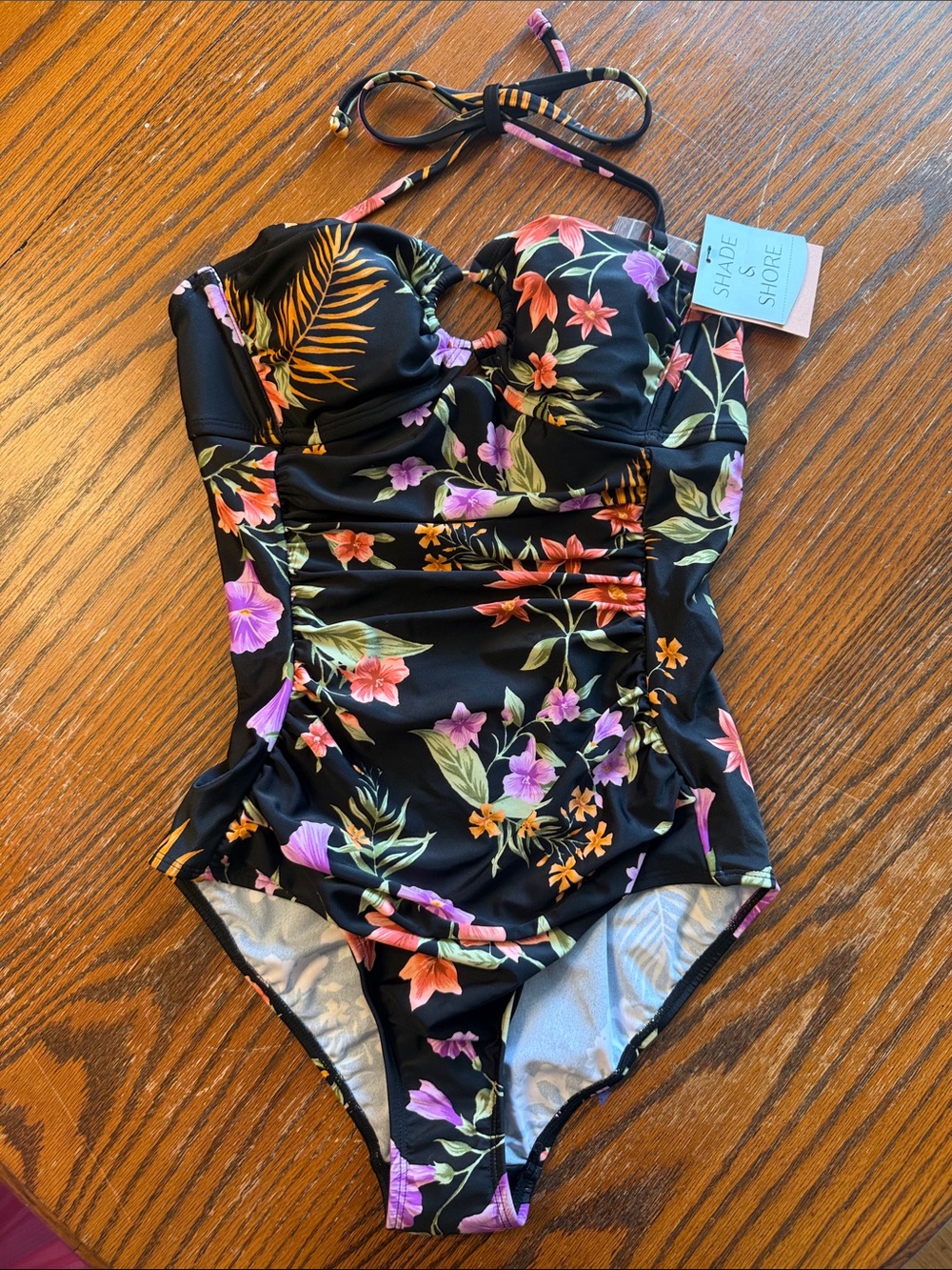 NWT Shade and Shore one piece swimsuit small